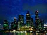 City Skyline from Marina Promenade  Singapore