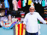 Man Outside Market Stall  Viti Levu  Western Division  Fiji