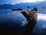 Fishing Boat in Coastal Lagoon in Central Vietnam  Lang Co  Thua Thien-Hue  Vietnam