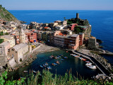 Vernazza and Harbour  Cinque Terre  Liguria  Italy