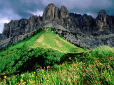 Sella Massif  Passo Gardena  Dolomites  Dolomiti di Sesto Natural Park  Trentino-Alto-Adige  Italy