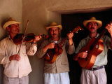 Folk Musicians at Los Aleros Theme Park  Merida  Venezuela