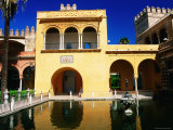 Mercury's Pool in Gardens of Reales Alcazares  Sevilla  Andalucia  Spain