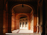 Parque Maria Luisa  Plaza de Espana  Palacio Espanol Gallery  Sevilla  Andalucia  Spain