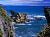 Rocky Coastline at Dolomite Point  Paparoa National Park  New Zealand