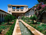 Patio de la Acequia  Generalife  Alhambra  Granada  Andalucia  Spain