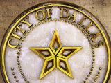 City Crest on City Hall  Dallas  Texas