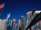 The Monorail at Darling Harbour  Sydney  New South Wales  Australia