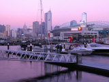 New Quay Harbour at Dusk  Melbourne  Victoria  Australia