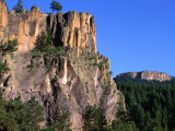Battleship Rock in the Jemez Mountains  New Mexico