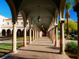Columnaded Arcade of Pima County Courthouse  Tucson  Arizona