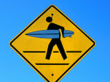 Surfer Warning Sign  Kauai  Hawaii