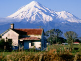 Snow-Capped Mount Taranaki  New Plymouth  New Zealand