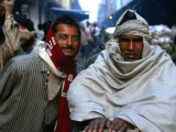 Two Workers in Market Azadpur Sabzi Mandi  Azadpur  Delhi  India