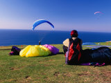 Paragliding from Torrey Pines Gliderport  La Jolla  San Diego  California