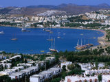 View of Town and Harbour  Bodrum  Mugla  Turkey