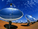 Solar Dishes  White Cliffs  New South Wales  Australia