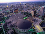 City at Twilight from Tower of the Americas  San Antonio  Texas
