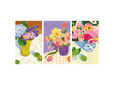 Floral Watercolors Triptych