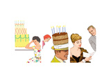 Birthday Celebrations Triptych