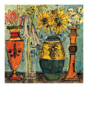 Flowers In Ceramic And Glass II