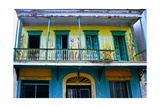 Weatherworn Balcony in Ponce  Puerto Rico