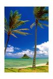 Chinamens Hat in Kaneohe Bay  Hawaii