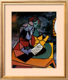 "The Lesson" Pre-made-framed Framed Art Print