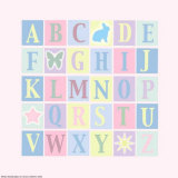 Alphabet on Pink