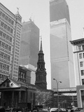 World Trade Center Twin Towers Construction  New York City  New York  c1971