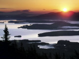 Sunrise over Moosehead Development  Greenville  Maine