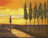 Yellow Sunset over Water I