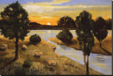 A Day Ending at the Lake