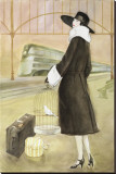 Lady at Train Station