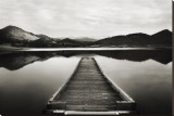 Emigrant Lake Dock I in Black and White