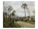 The Road of Louveciennes  c1870