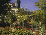 Garden in Bloom  c1866