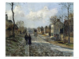 Road in Louveciennes  c1872