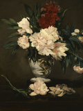 Vase with Peonies on a Pedestal  c1864