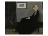 Arrangement in Grey and Black No1: Portrait of the Artist's Mother  c1871