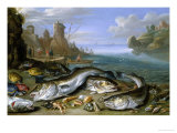 The Day's Catch on the Seashore