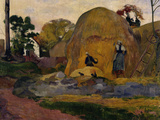 The Yellow Haystacks  c1889