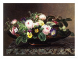 Roses and Pansies in a Greek Kylix