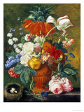 Vase of Rich Summer Flowers