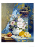 Still Life of Roses with an Orange