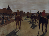 Racehorses at the Grandstand  c1866