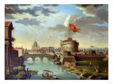 St Peter's and the Castel Sant Angelo  Rome
