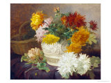 Still Life of Chrysanthemums