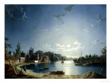 Full Moon on the River at Brentford