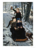 Jolly Sleigh Ride  c1884
